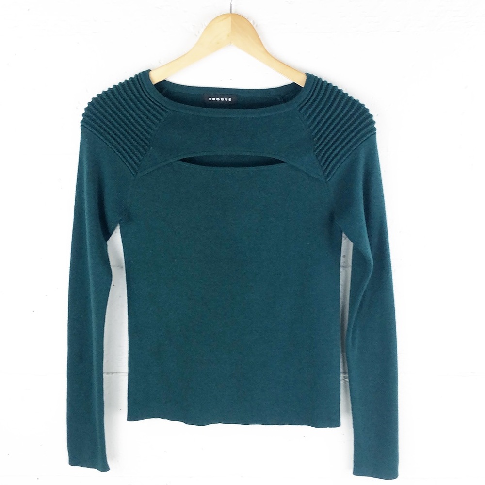 Trouve Cutout Sweater - Picture 1 of 9